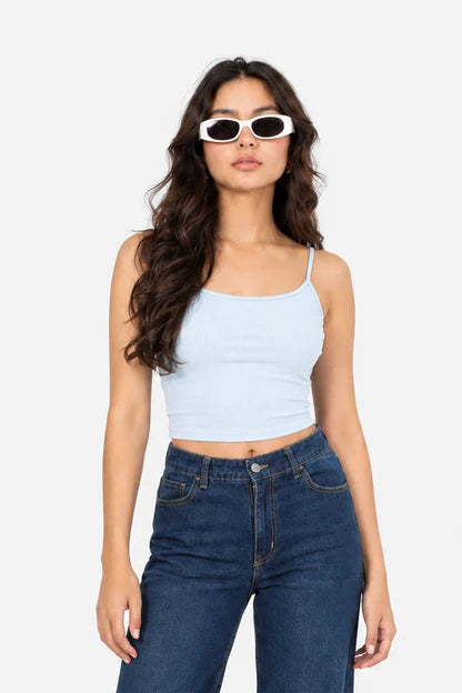 BH TOP CROP RIB TIRANTES 6701
