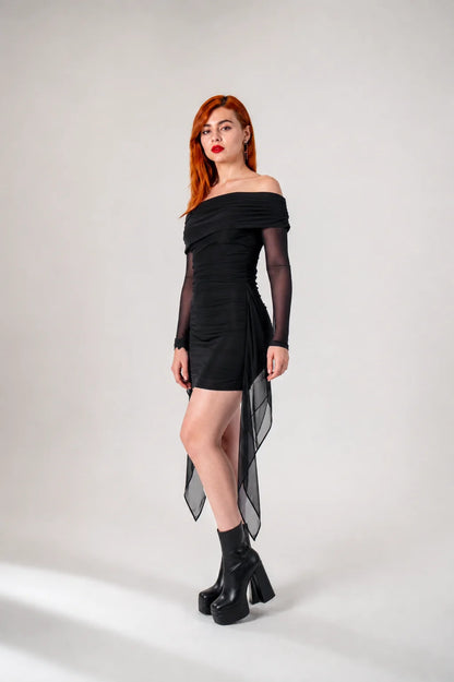 BH VESTIDO NUDO MESH 7260