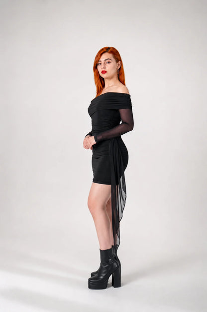 BH VESTIDO NUDO MESH 7260