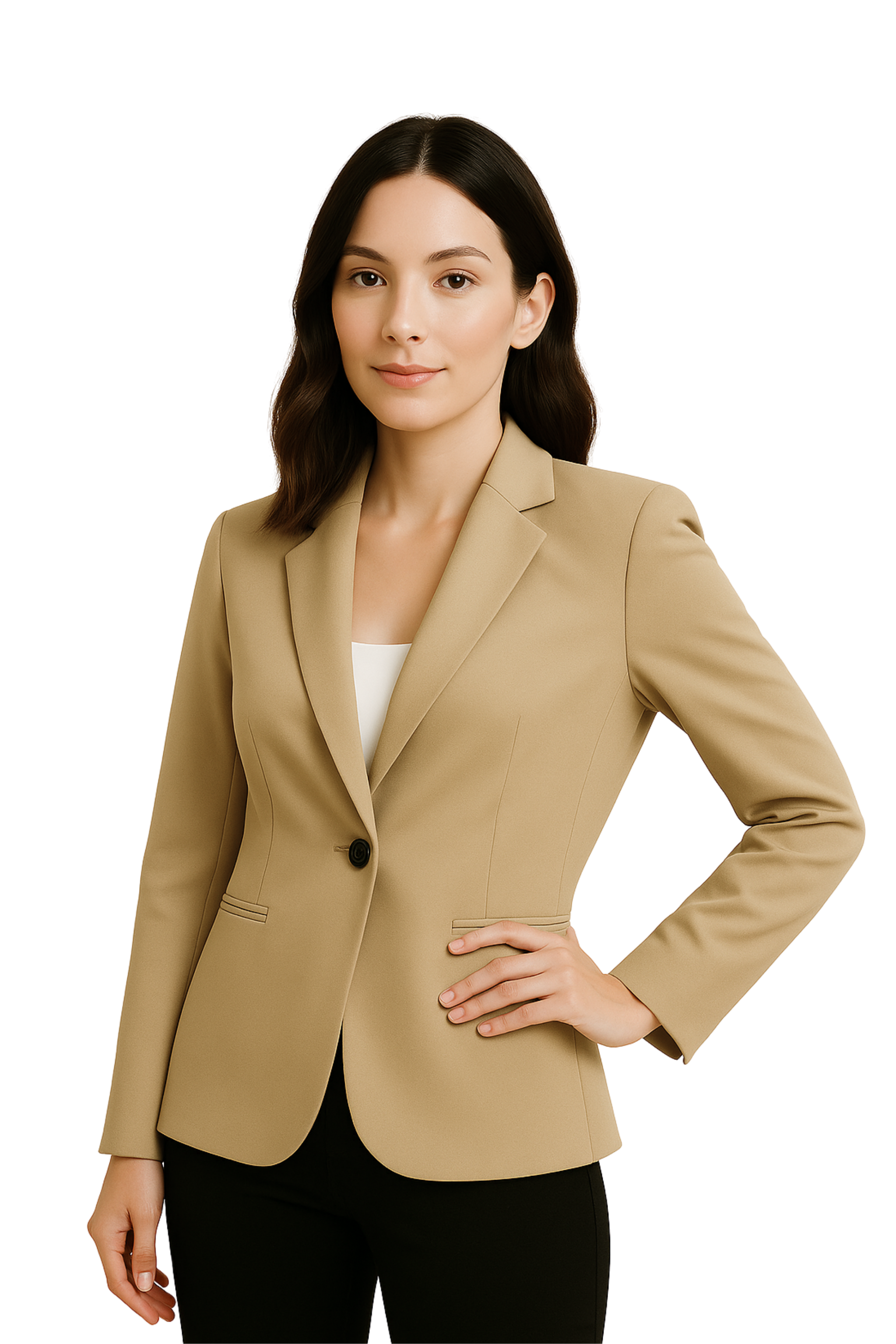 BLAZER CORTO SLIM FIT MANDELA – FREE SPIRIT Tienda de Ropa para Mujer