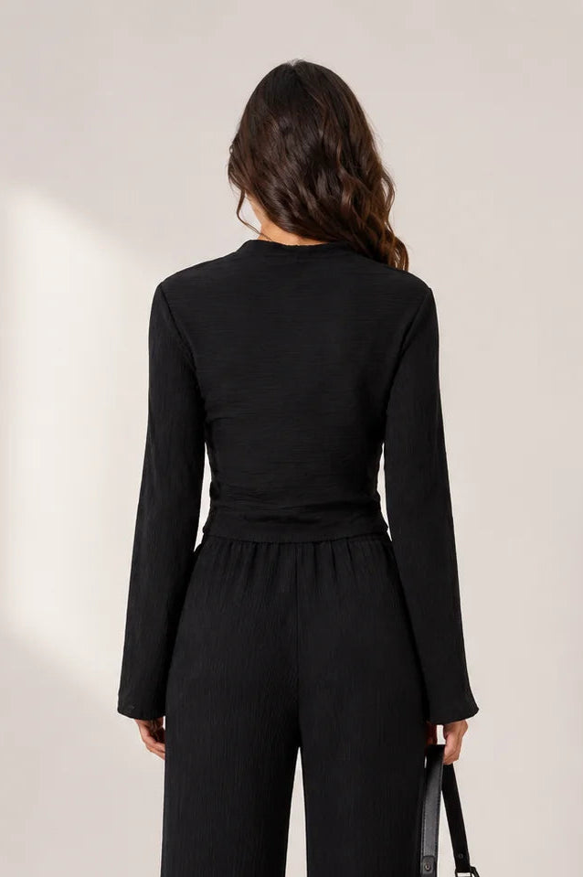 BLUSA ANUDADA G-M 9138