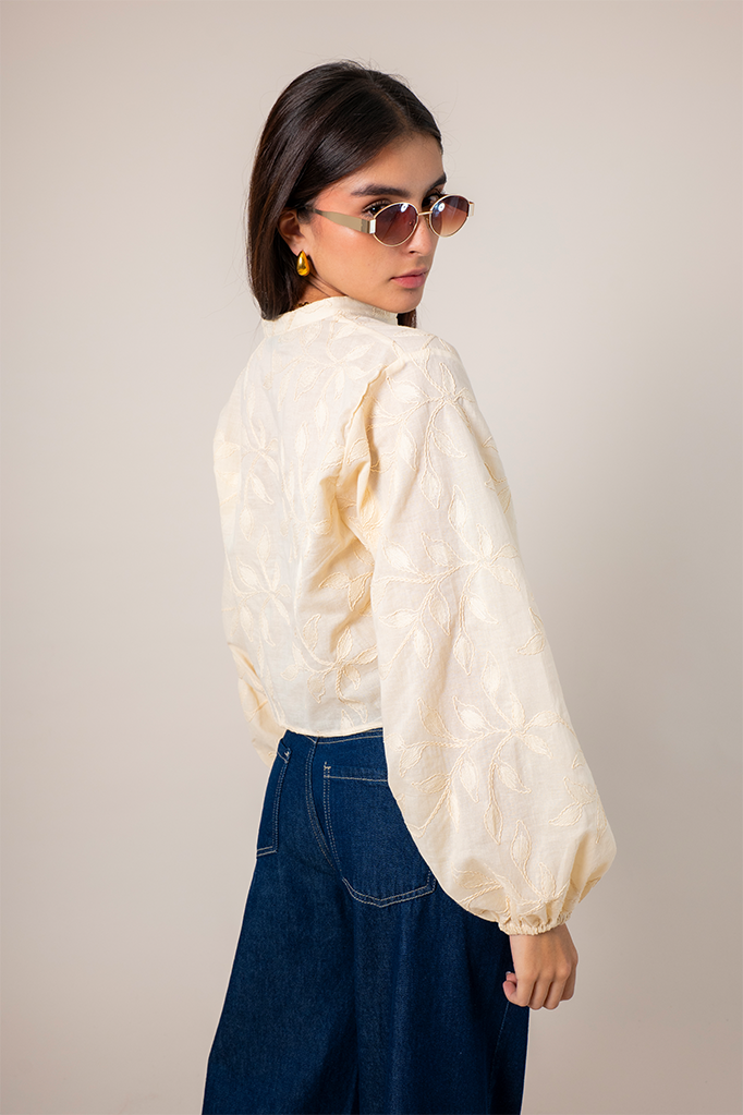 BLUSA BORDADA B-C 8553.