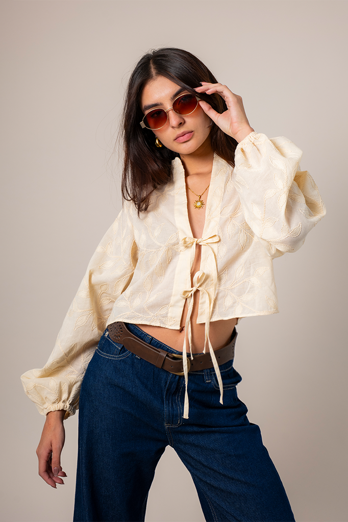 BLUSA BORDADA B-C 8553.