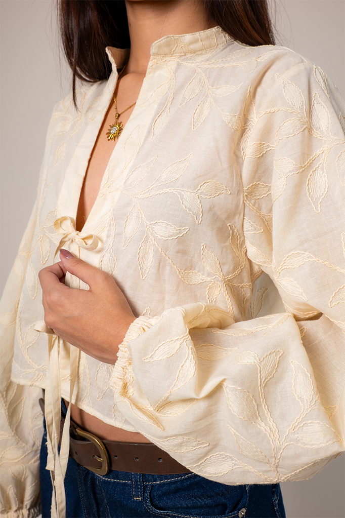 BLUSA BORDADA B-C 8553.
