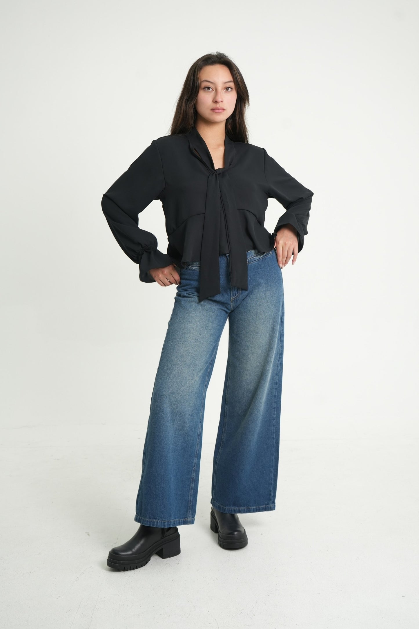 BLUSA FLUIDA LAZO 6687