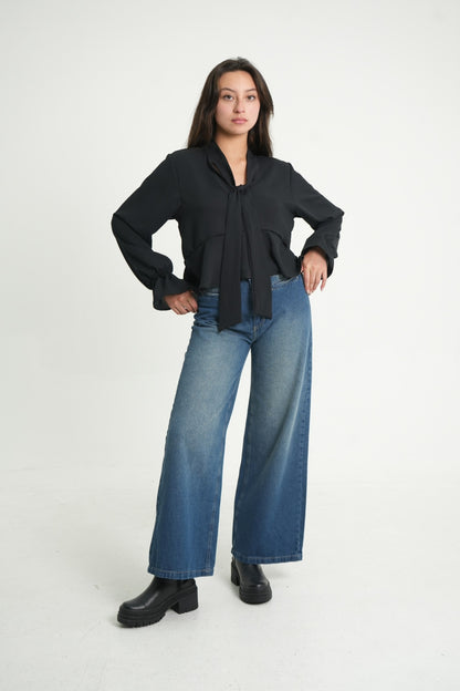 BLUSA FLUIDA LAZO 6687
