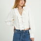 BLUSA FLUIDA MANGA LARGA 7385