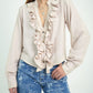 BLUSA FLUIDA MANGA LARGA 7385
