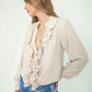 BLUSA FLUIDA MANGA LARGA 7385
