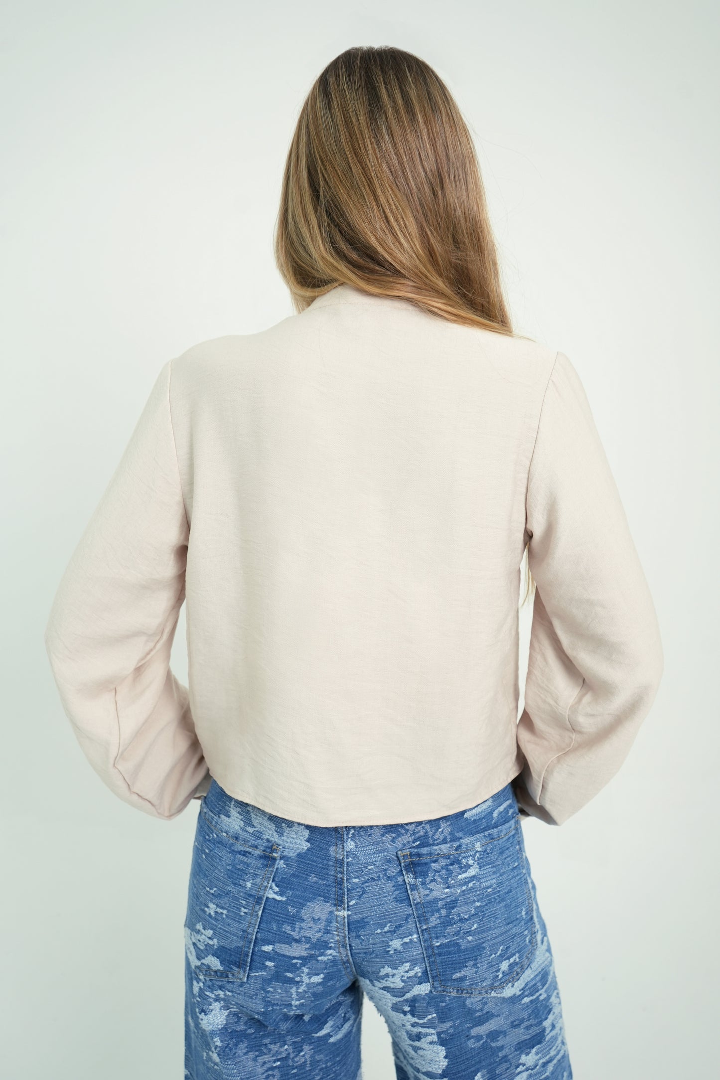 BLUSA FLUIDA MANGA LARGA 7385