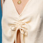 BLUSA FRUNCE ESCOTE EN V G-C 8070.