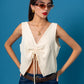 BLUSA FRUNCE ESCOTE EN V G-C 8070.