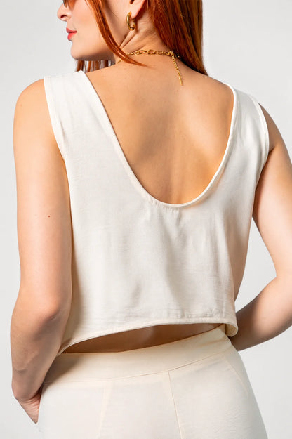 BLUSA FRUNCE ESCOTE EN V G-C 8070