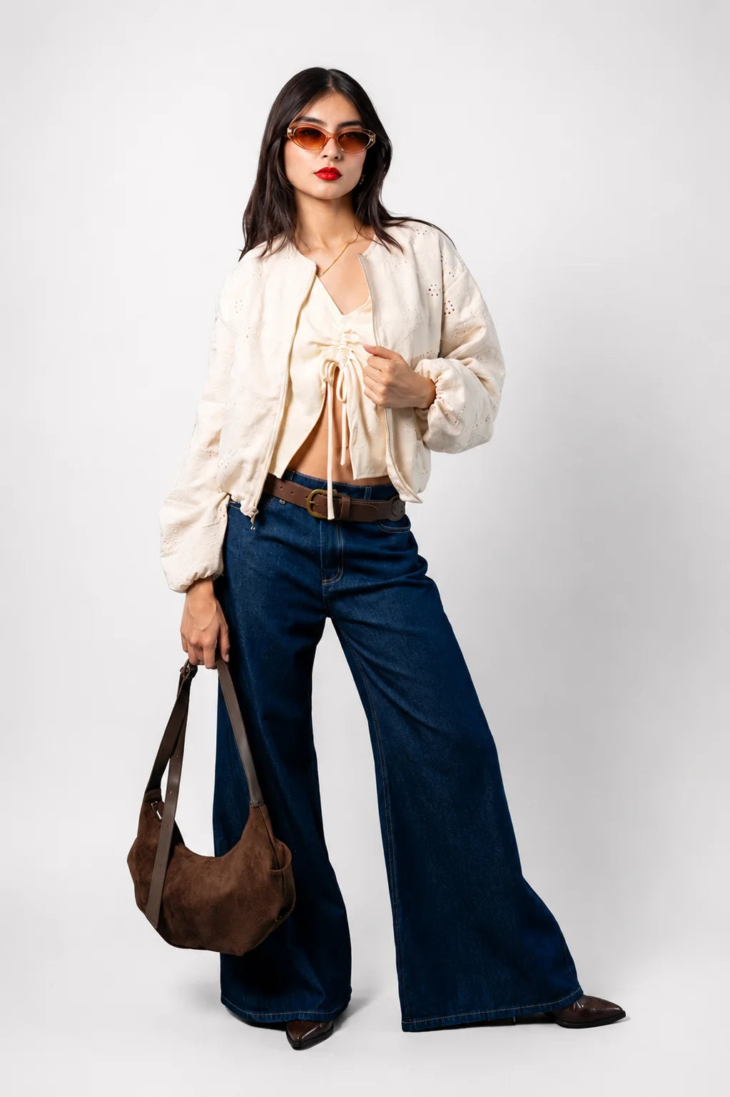 BLUSA FRUNCE ESCOTE EN V G-C 8070