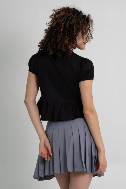 BLUSA PEPLUM LAZO COQUETTE