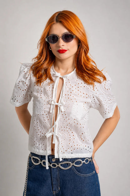 BLUSA BORDADA E-C 8518
