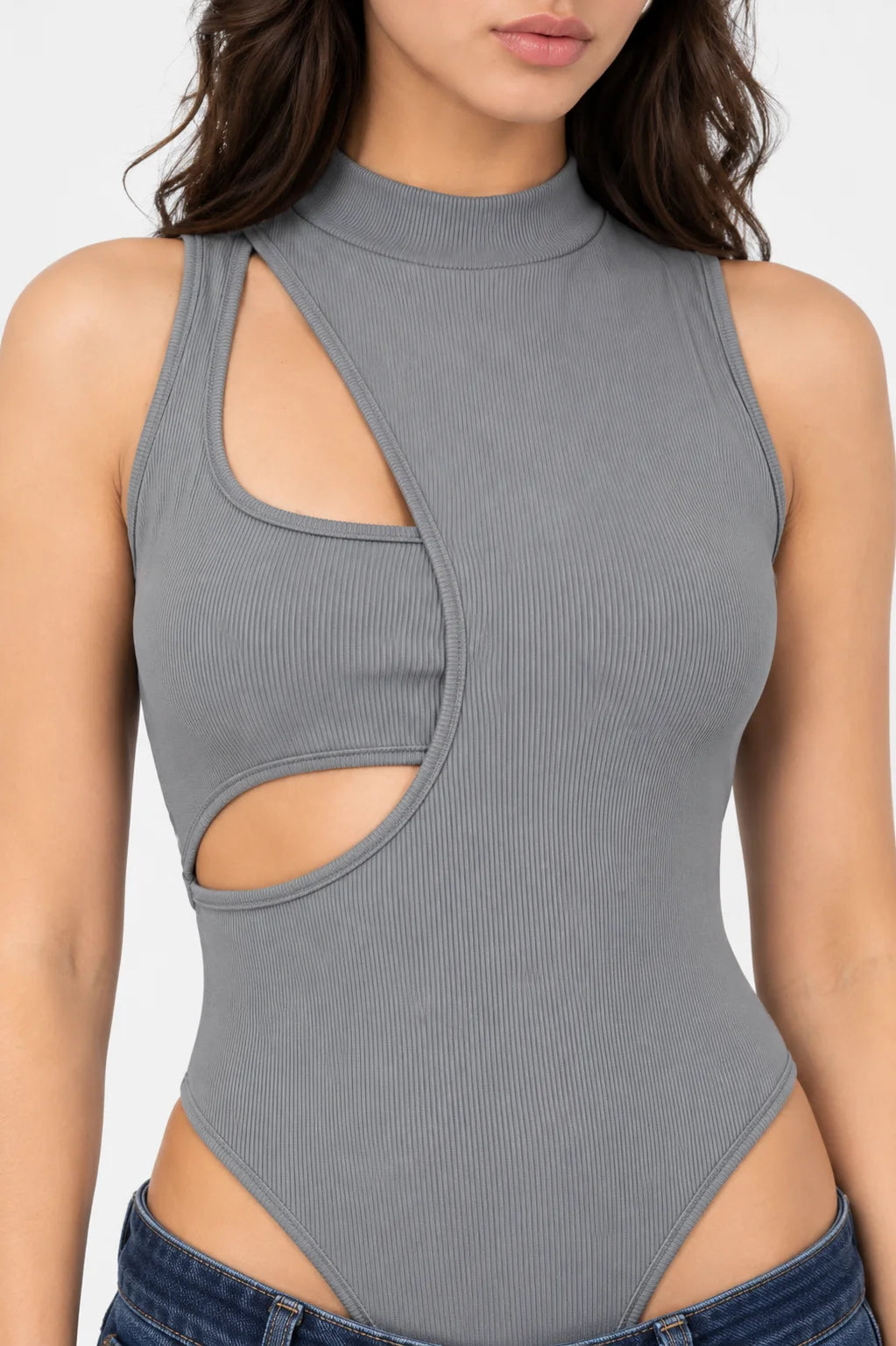 BODY CUELLO ALTO ASIMETRICO 6691