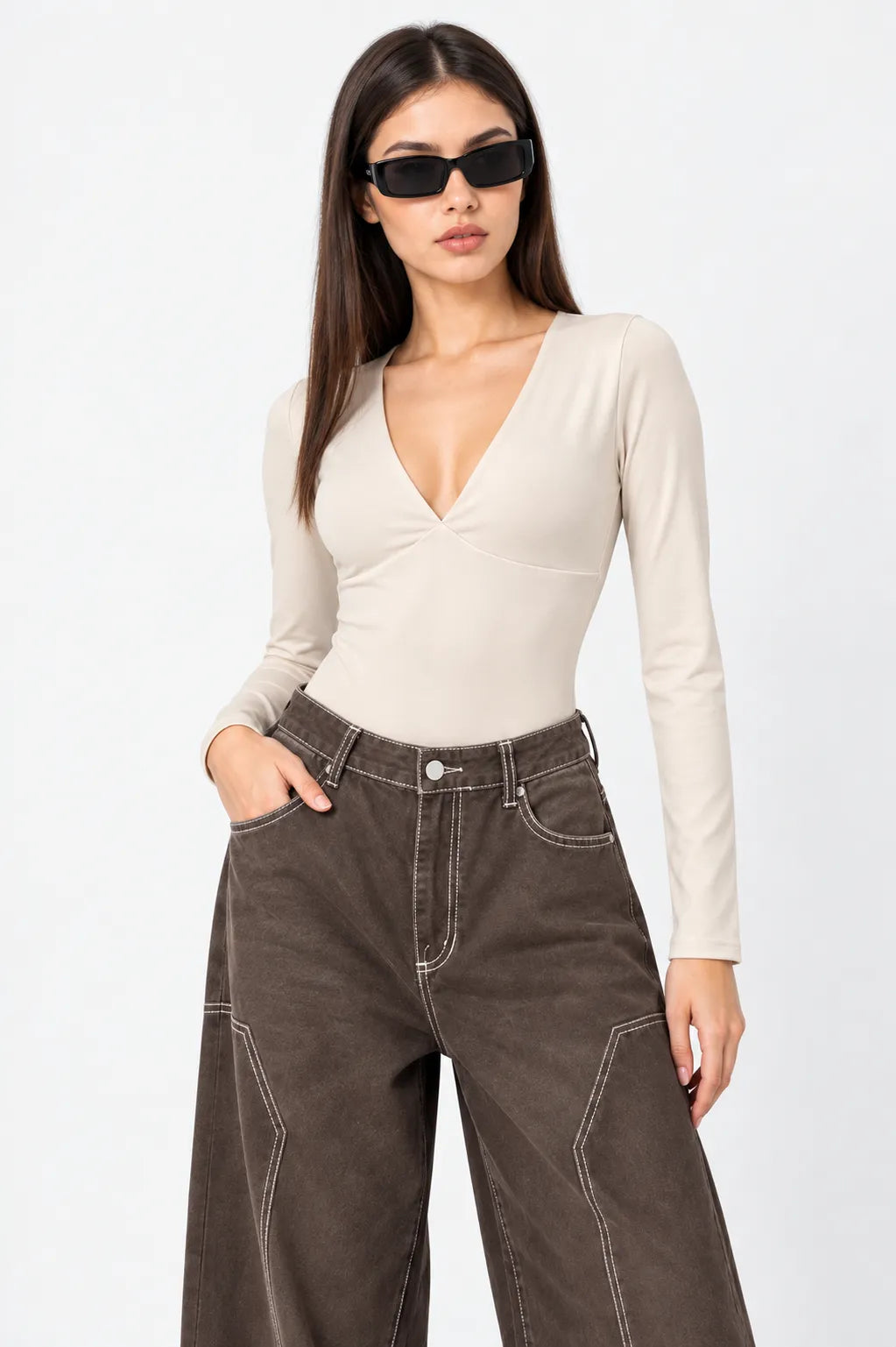 BODY MANGA LARGA G-F 9456