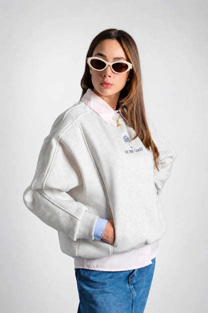 BUZO CUELLO REDONDO OVERSIZE 8037