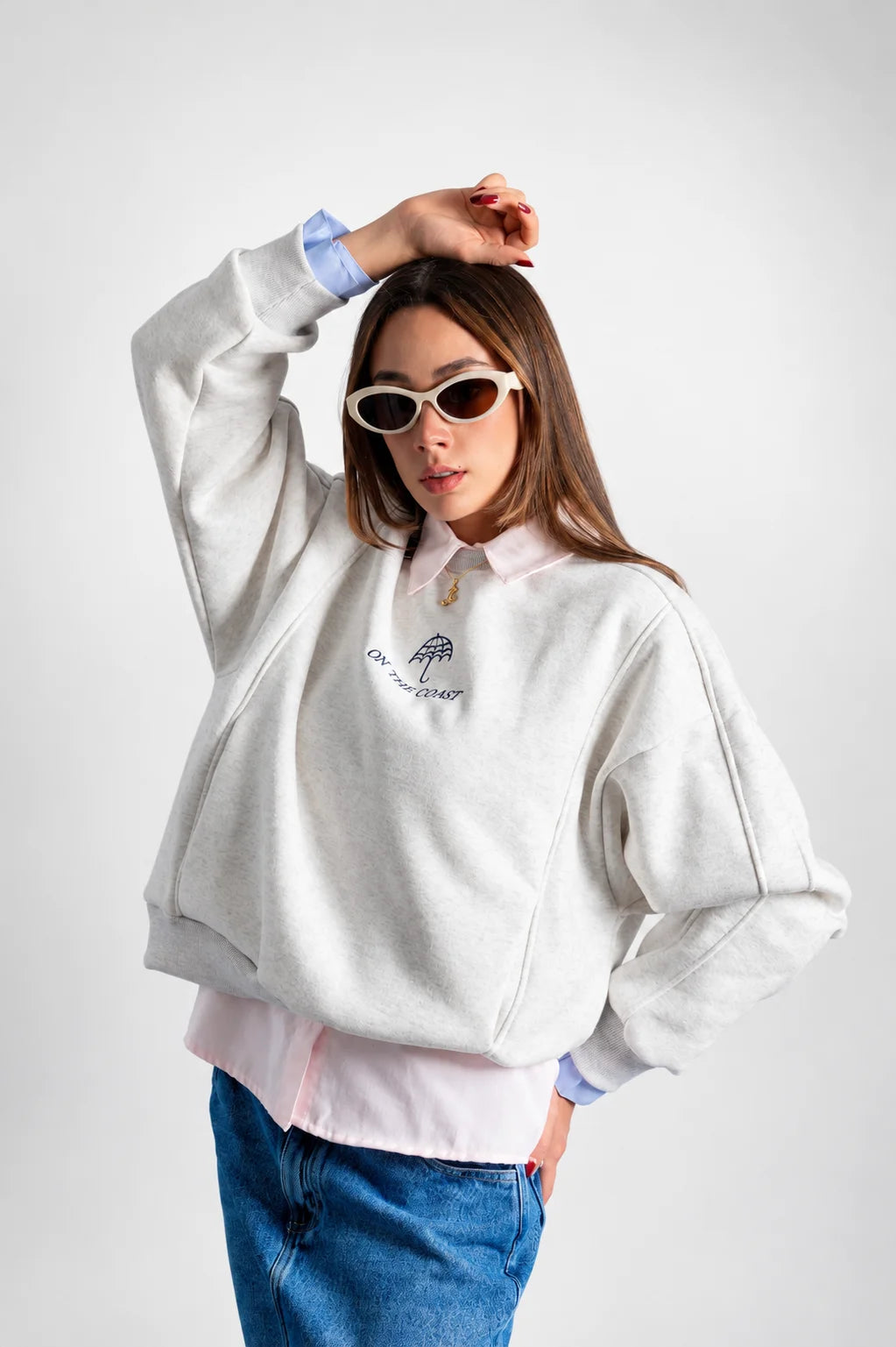 BUZO CUELLO REDONDO OVERSIZE 8037
