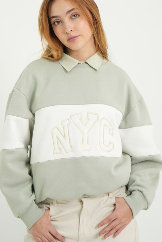 BUZO OVERSIZE CUELLO REDONDO 7226