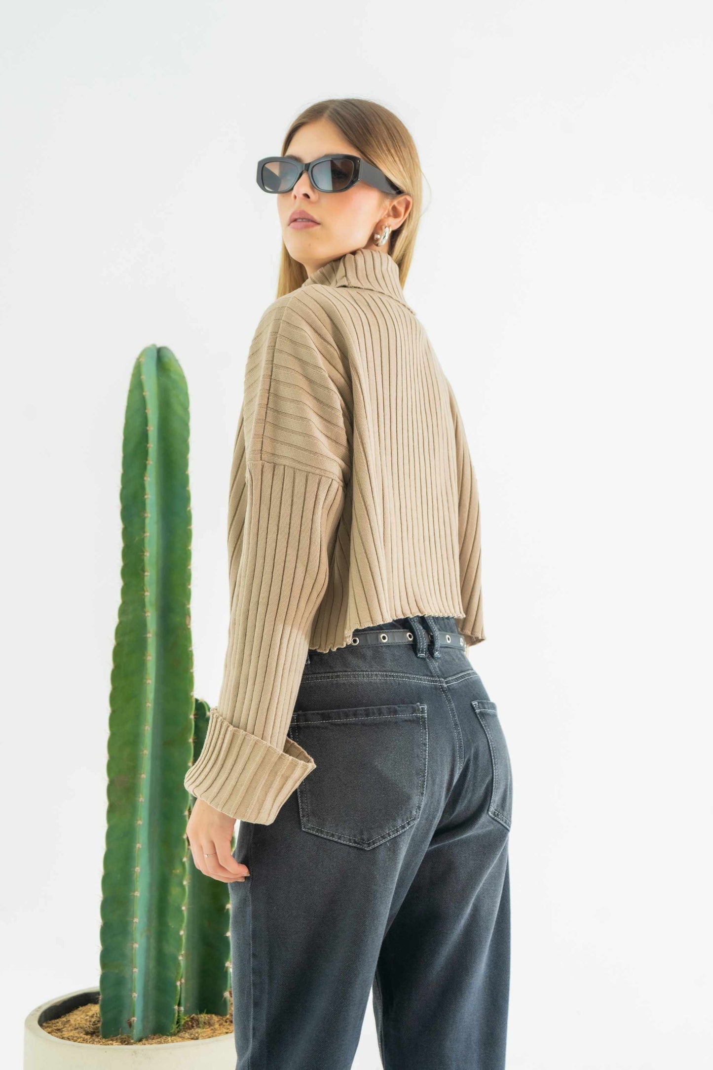 BUZO TEJIDO CUELLO MOCK 7290