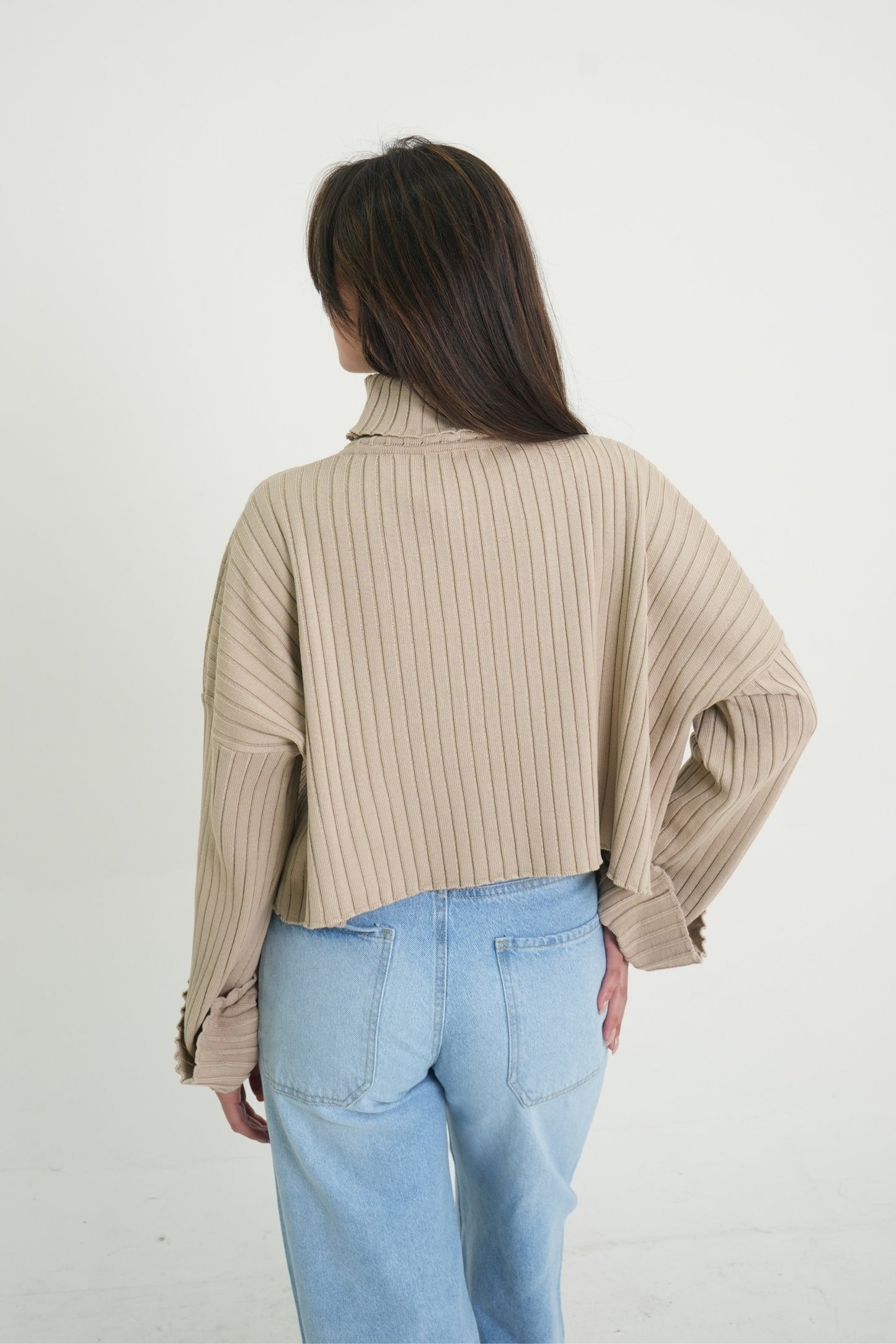 BUZO TEJIDO CUELLO MOCK 7290