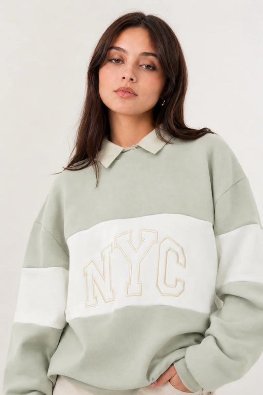 BUZO OVERSIZE CUELLO REDONDO 7226