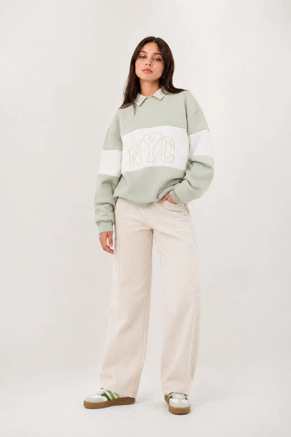 BUZO OVERSIZE CUELLO REDONDO 7226