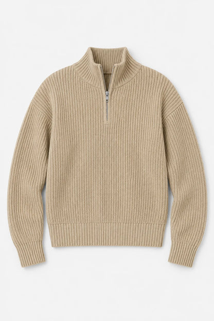BUZO TEJIDO CUELLO ALTO CREMALLERA 6730