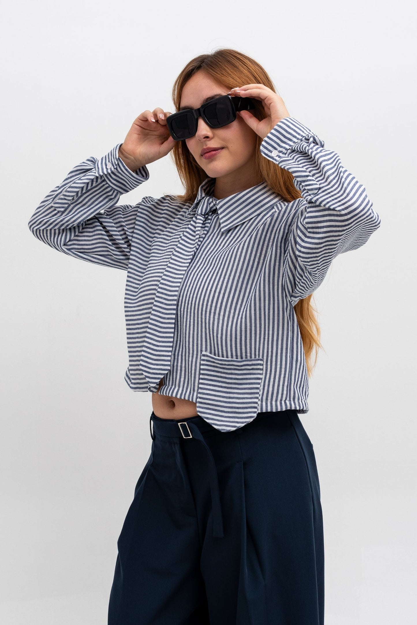 CAMISA CORBATA RAYAS 7763