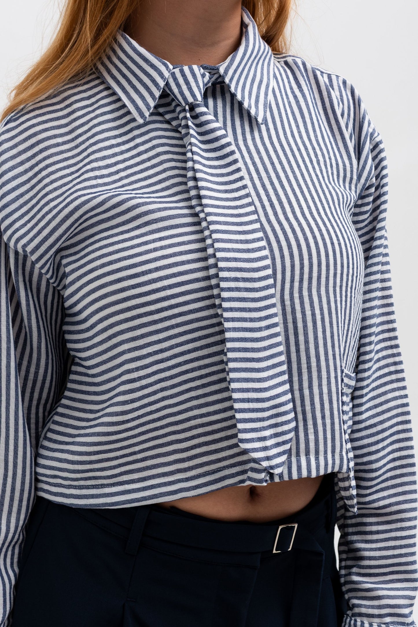 CAMISA CORBATA RAYAS 7763