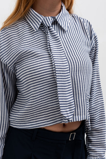 CAMISA CORBATA RAYAS 7763