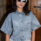 CAMISA CROPPED DENIM R-M 8480.
