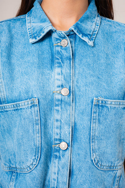 CAMISA DENIM CROP E-M 8148.