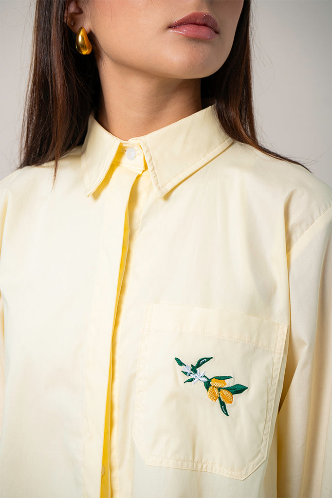 CAMISA POPELINA BORDADA E-M 8543