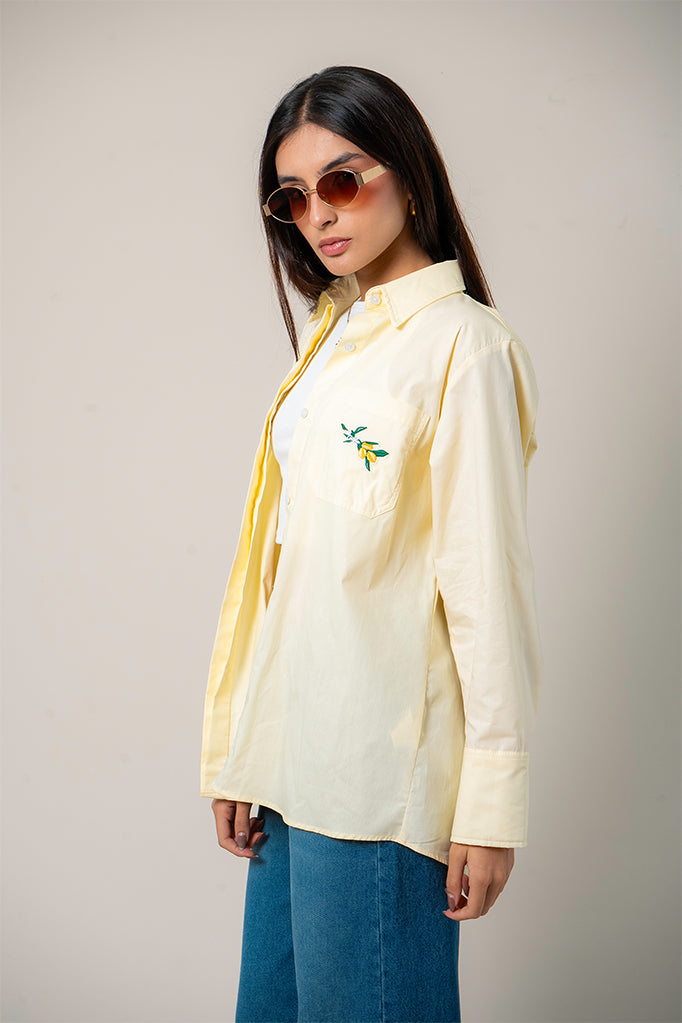 CAMISA POPELINA BORDADA E-M 8543
