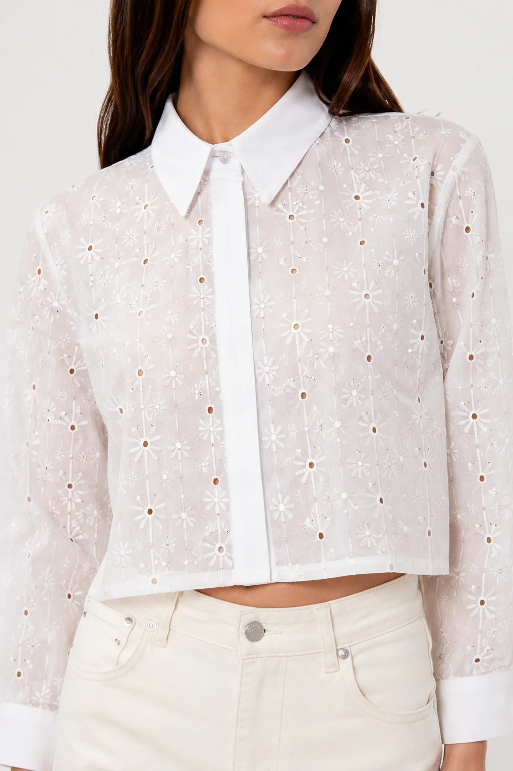 CAMISA POPELINA COMBINADA E-C 7425
