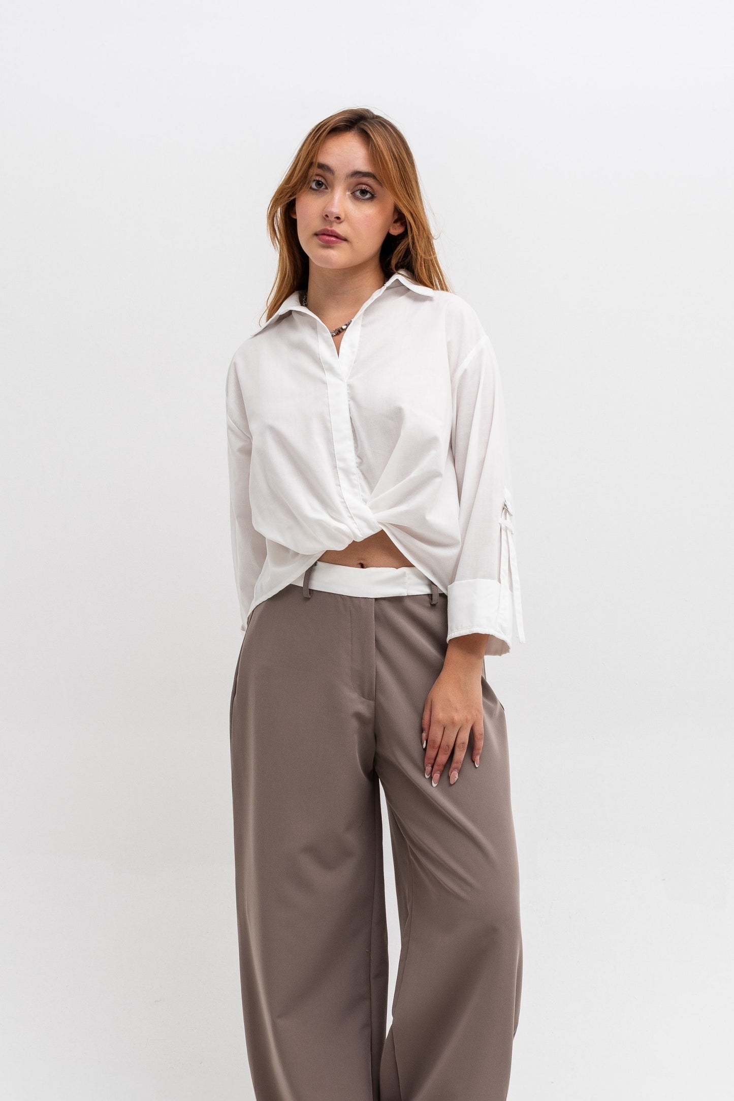 CAMISA POPELINA NUDO 7903