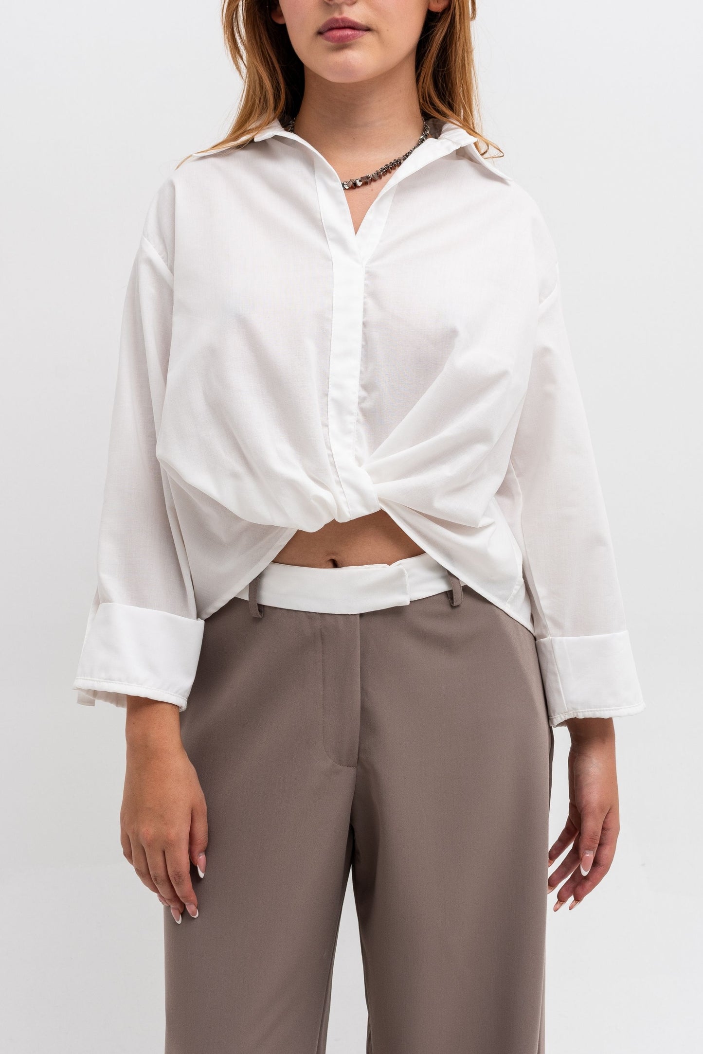 CAMISA POPELINA NUDO 7903