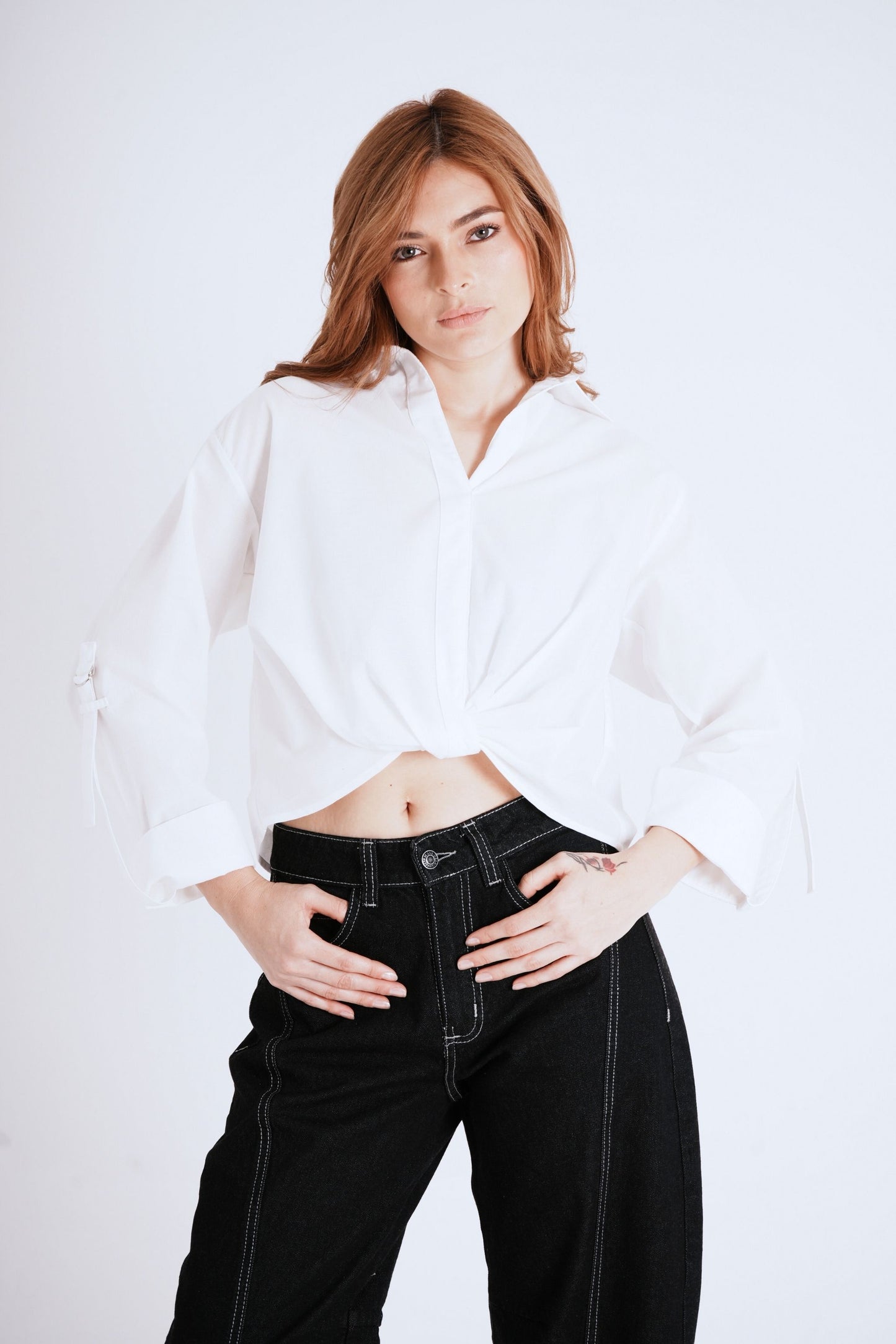 CAMISA POPELINA NUDO 7903