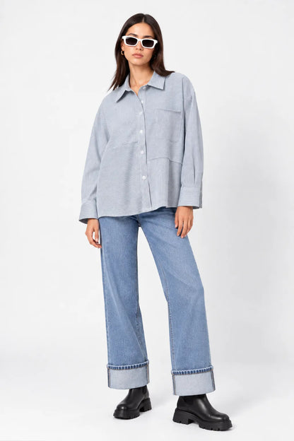 CAMISA RAYAS B-F 9181