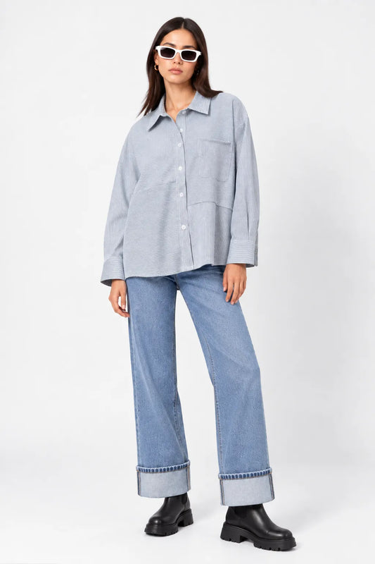 CAMISA RAYAS B-F 9181