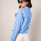 CAMISA RAYAS BORDADA E-M 8486.