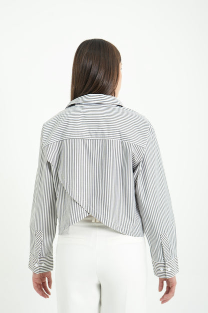 CAMISA RAYAS ESPALDA DESCUBIERTA 721
