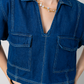 CAMISA CROPEED DENIM B-C 8310