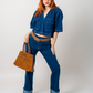 CAMISA CROPEED DENIM B-C 8310