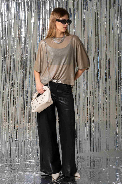 CAMISETA OVERSIZE MESH 7875