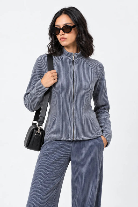 CARDIGAN CREMALLERA B-F 8722
