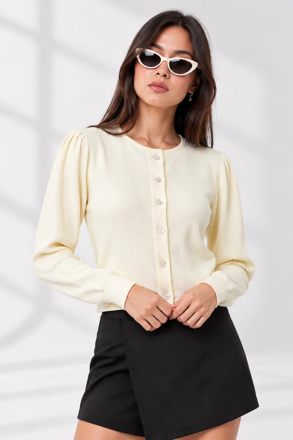 CARDIGAN RIB B-F 9123